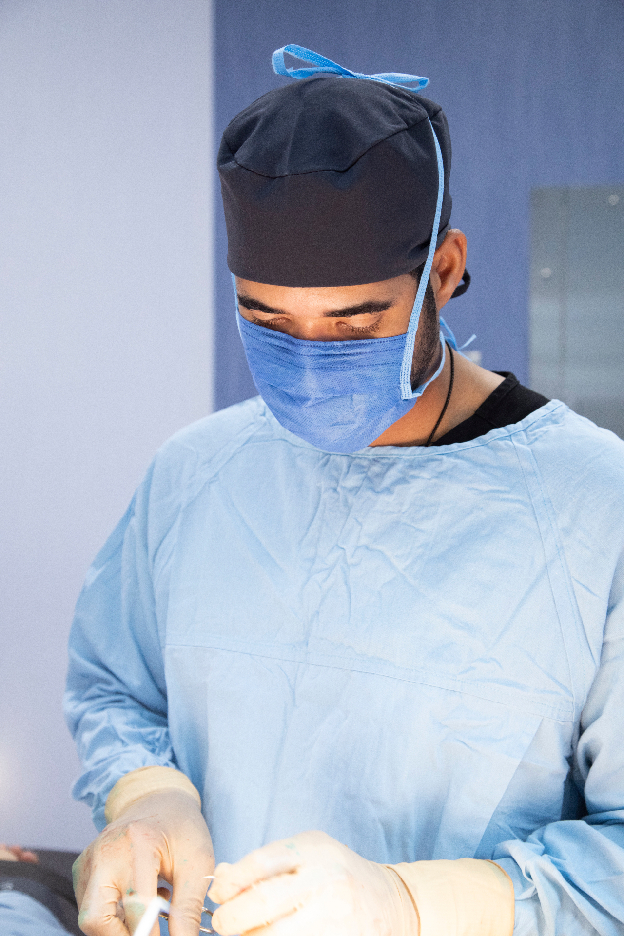 Operating room where procedures are performed
